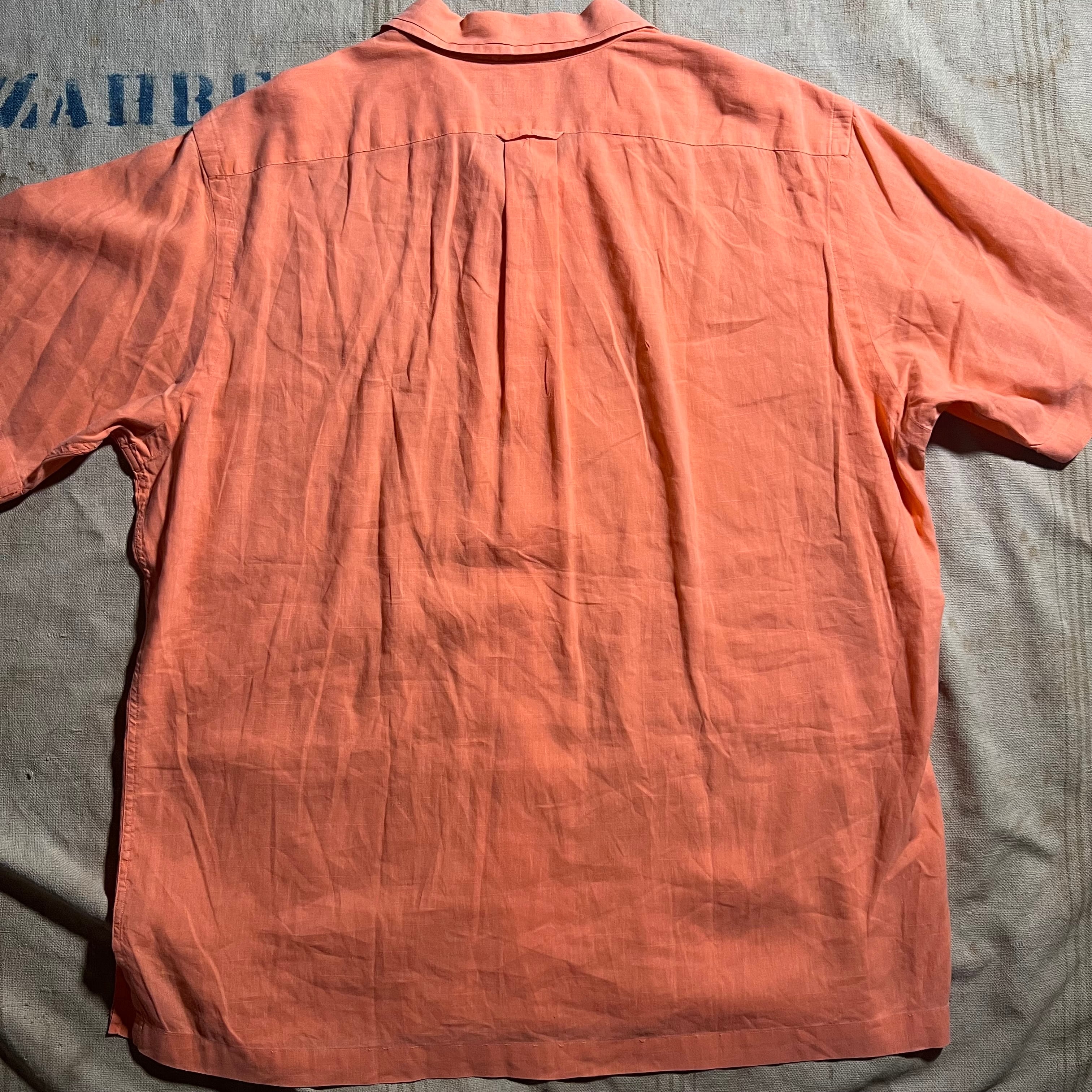 00s｜POLO GOLF RALPH LAUREN｜オープンカラーシャツ｜リネンコットン