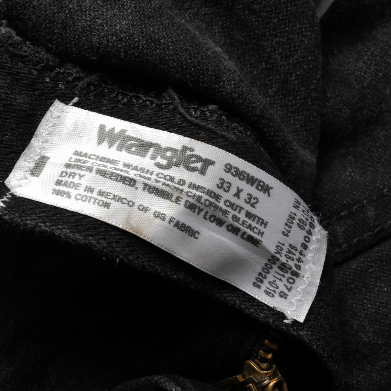 [33×32] 1990's~ Wrangler Black Denim pants 
