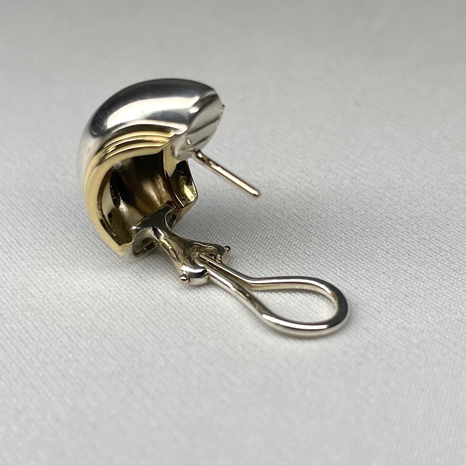 Tiffany&Co. ヴィンテージ ピアス コンビ シルバー925 K18 Tiffany&Co. ヴィンテージ ピアス コンビ シルバー925 K18