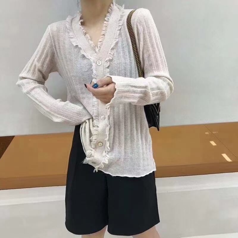 フリンジ加工　カーディガン AJ−12541-05