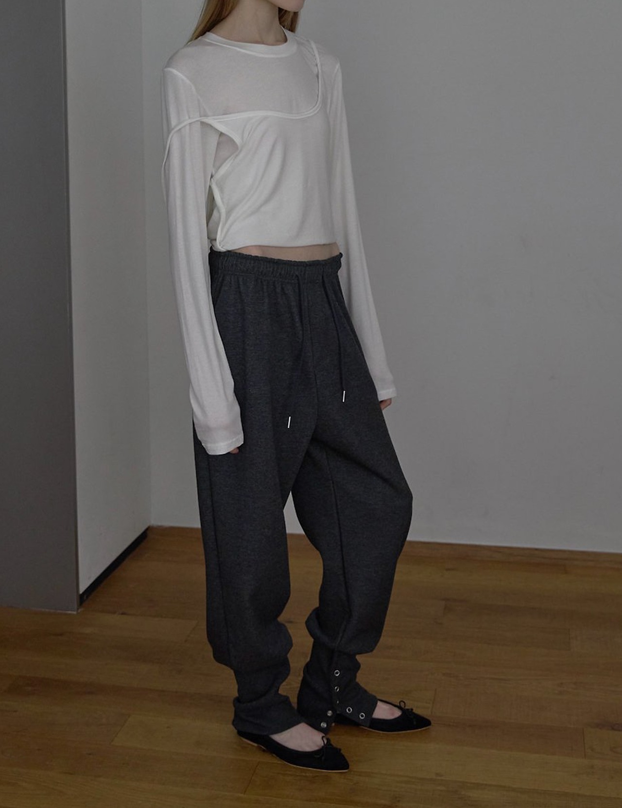 【新作5％OFF・3日間】Cuff Sweat Pants_3colors