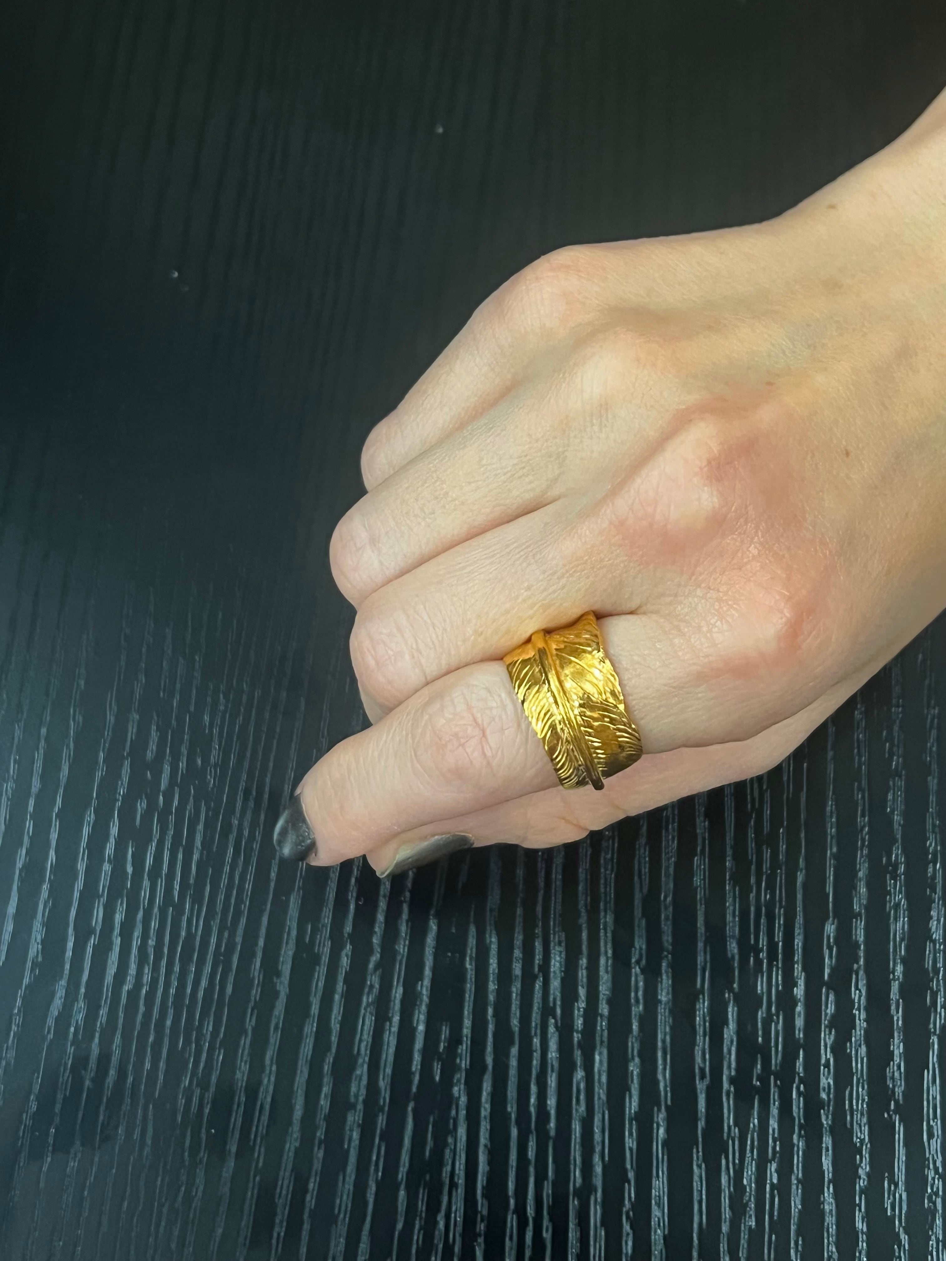 24kcoat] FeatherRing フェザーリング silver925,オリジナルジュエリー