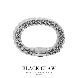 316L Zirconia Cross Chain  Bracelet【SILVER】