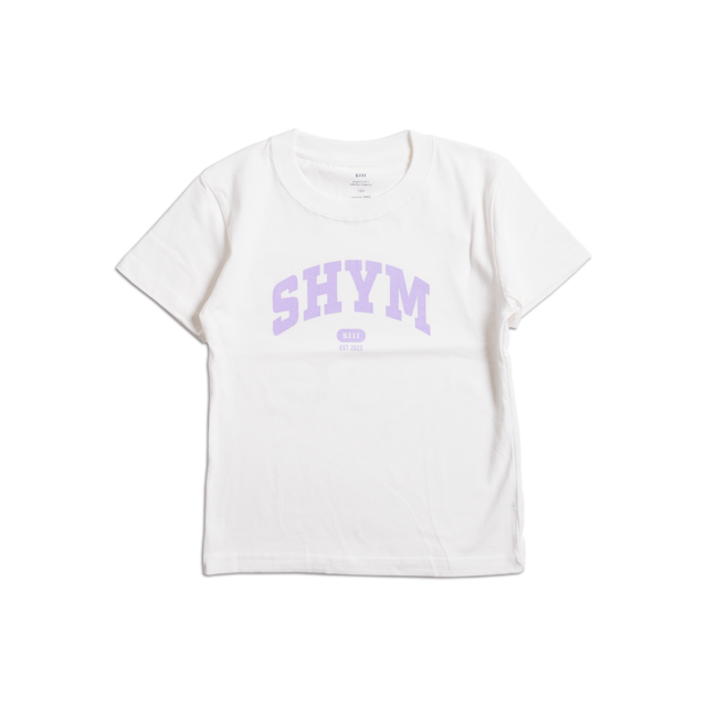 siii "SHYM" KIDS VANILLA S/S TEE PURPLE 