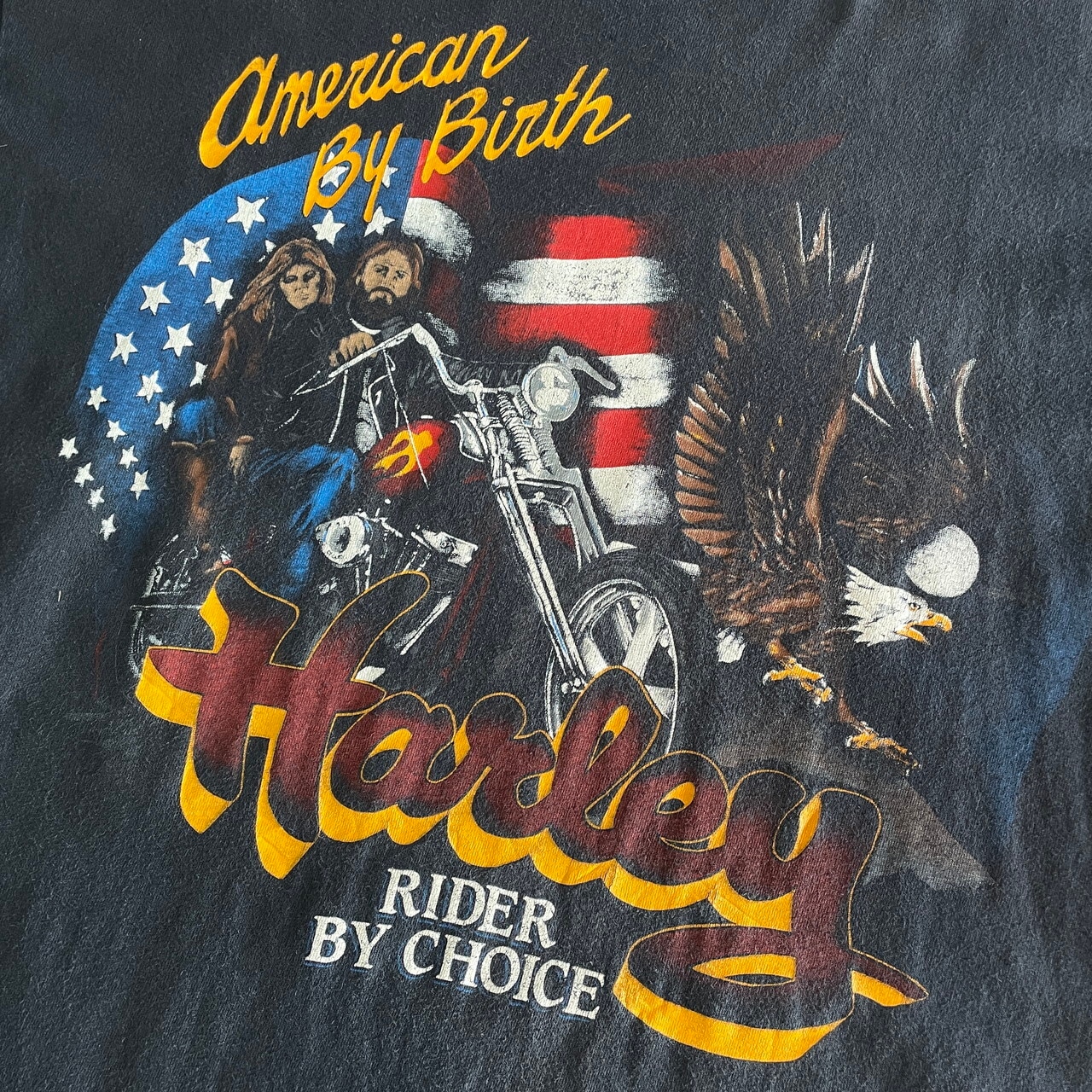 90年代 Harley-Davidson ハーレーダビッドソン イーグル ロゴプリント 