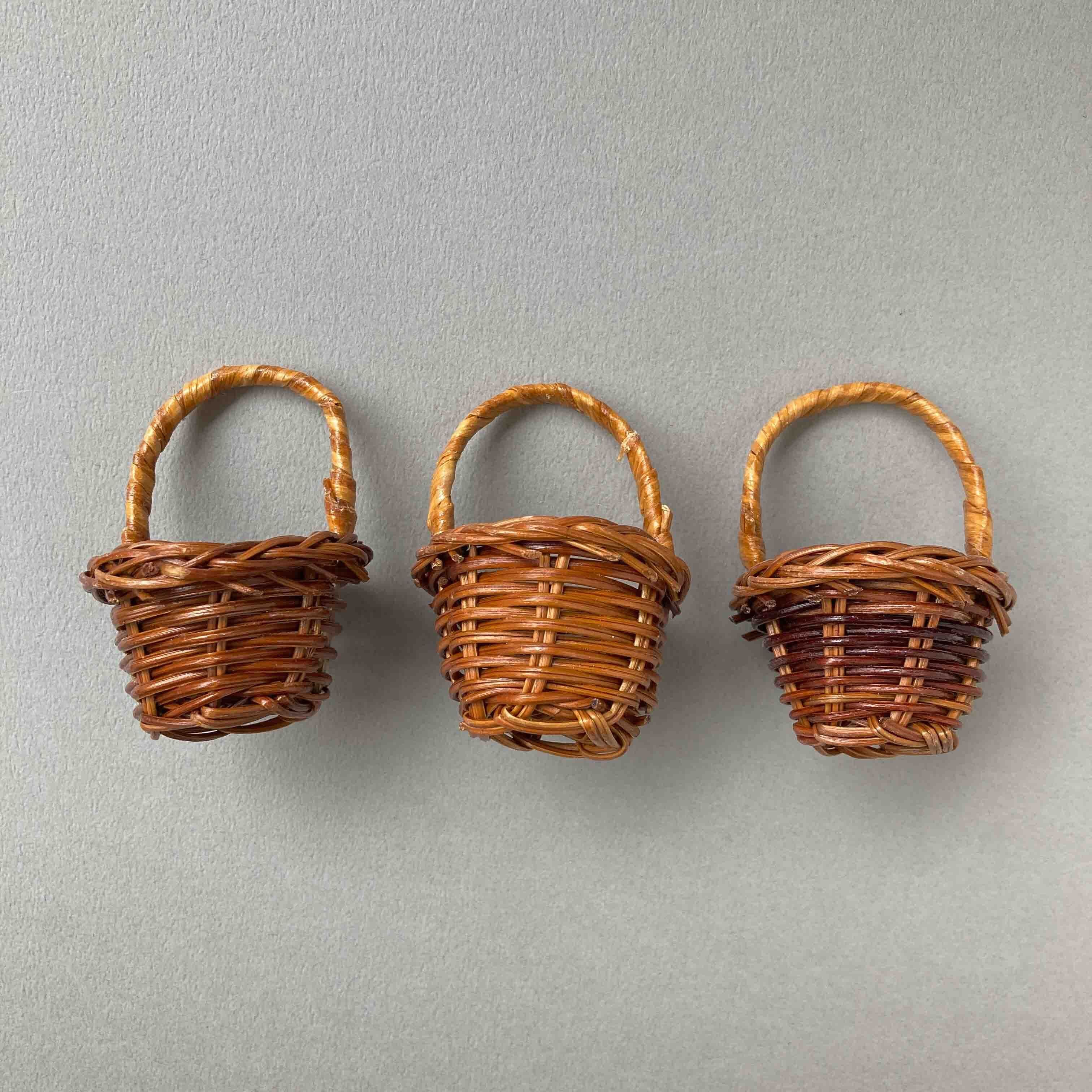 再入荷〉ミニチュア ラタンのかごバッグ | Dua-アクセサリーパーツショップ