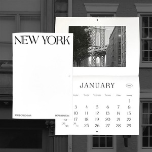 2022 NEW YORK CALENDAR / 2022年用 ニューヨーク 壁掛け カレンダー 韓国 インテリア 雑貨