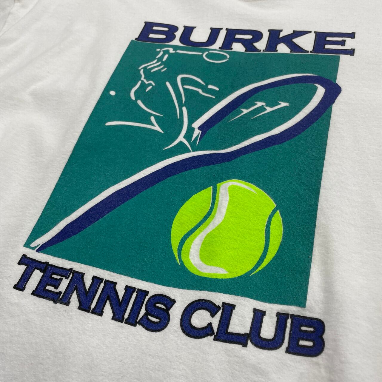 90年代 Hanes BURKE TENNIS CLUB バークテニスクラブ Tシャツ メンズL