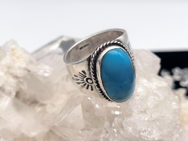 シルバーリング925（トルコ石）
