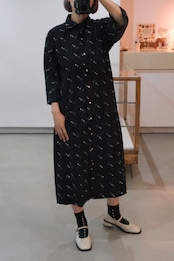 Marimekko cotton long shirt dress