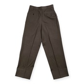 santafe サンタフェ ツータック スラックスパンツ ボトムス サイズ 30 /メンズ/カーキグレー系/日本製