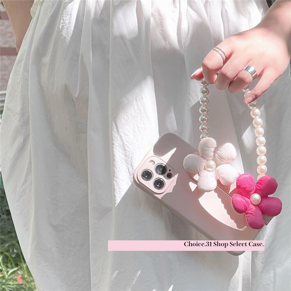 フラワーモチーフ ベルト付き パール チェーン Iphoneケース 韓国 スマホケース Choice 31 レディースファッション通販 フラワーモチーフ ベルト付き パール チェーン Iphoneケース 韓国 スマホケース Choice 31 レディースファッション通販