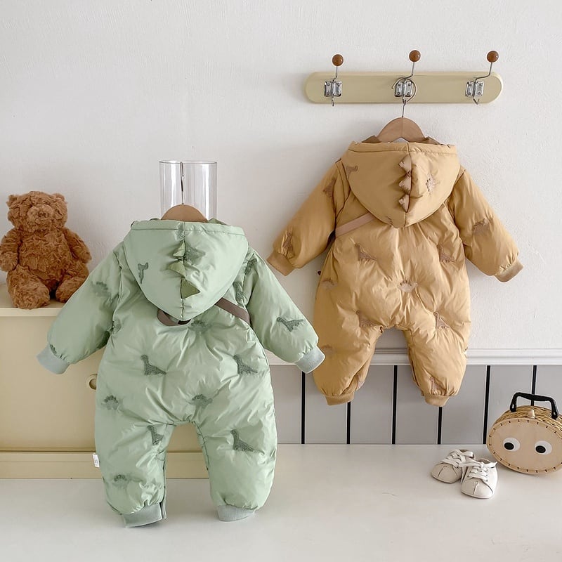 BABY】冬新作 恐竜ダウンジャケットロンパース | Betty