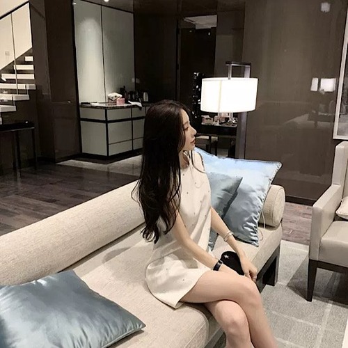 ワンピース ラインストーン ミニ丈 ボックス ノースリーブ クルーネック レディース 無地 体型カバー 夏 セクシー 春 新作 清楚 カジュアル 大人スタイル ラグジュアリー エレガント シフォン