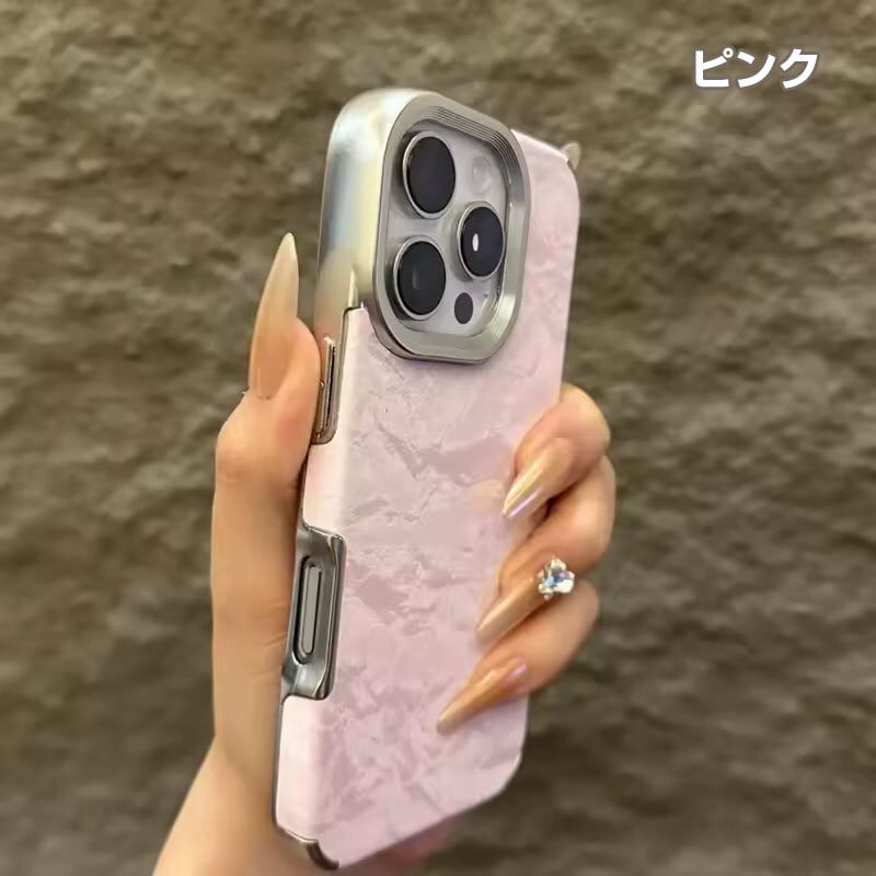 iphone16対応】 おしゃれ テキスタイル デザイン パターン 耐衝撃