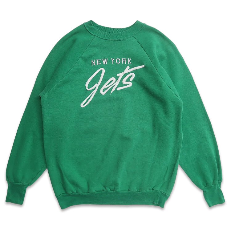 90s 古着 NFL フィラデルフィアイーグルス 刺繍 スウェット グリーン 希少】90s アメリカ製 NFL 刺繍 スウェット グリーン L