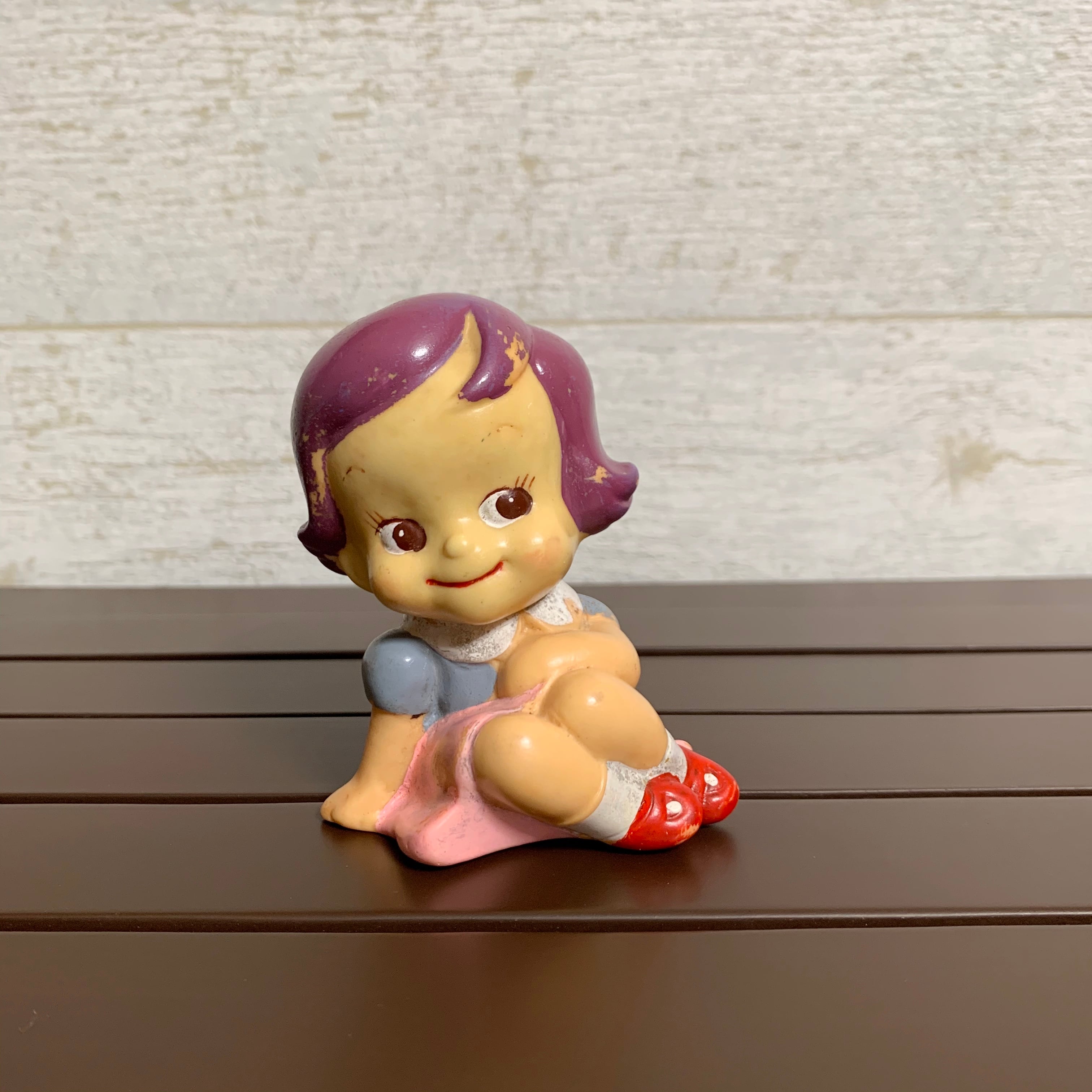 のばらちゃん×第一勧業銀行 かんぎん 当時物 ソフビ貯金箱 | RETRO 