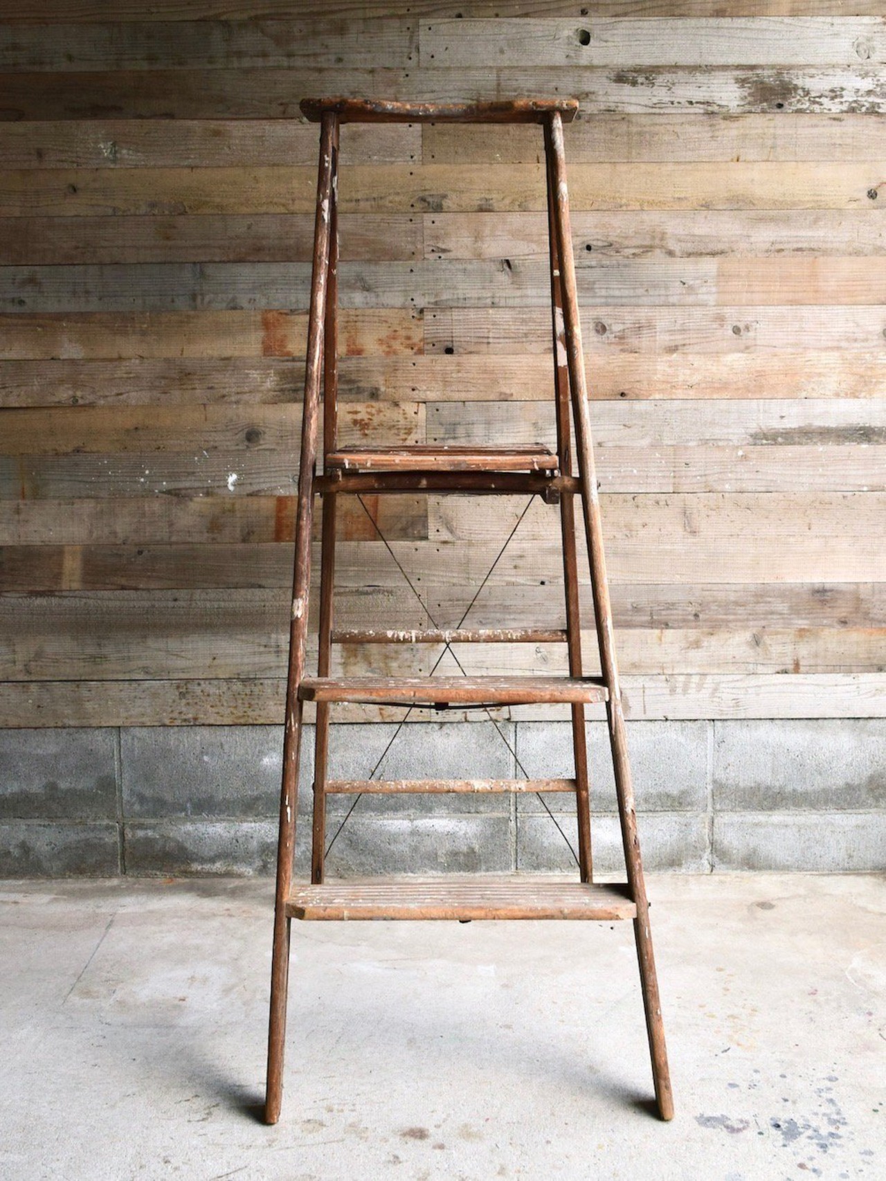 Antique wood ladder