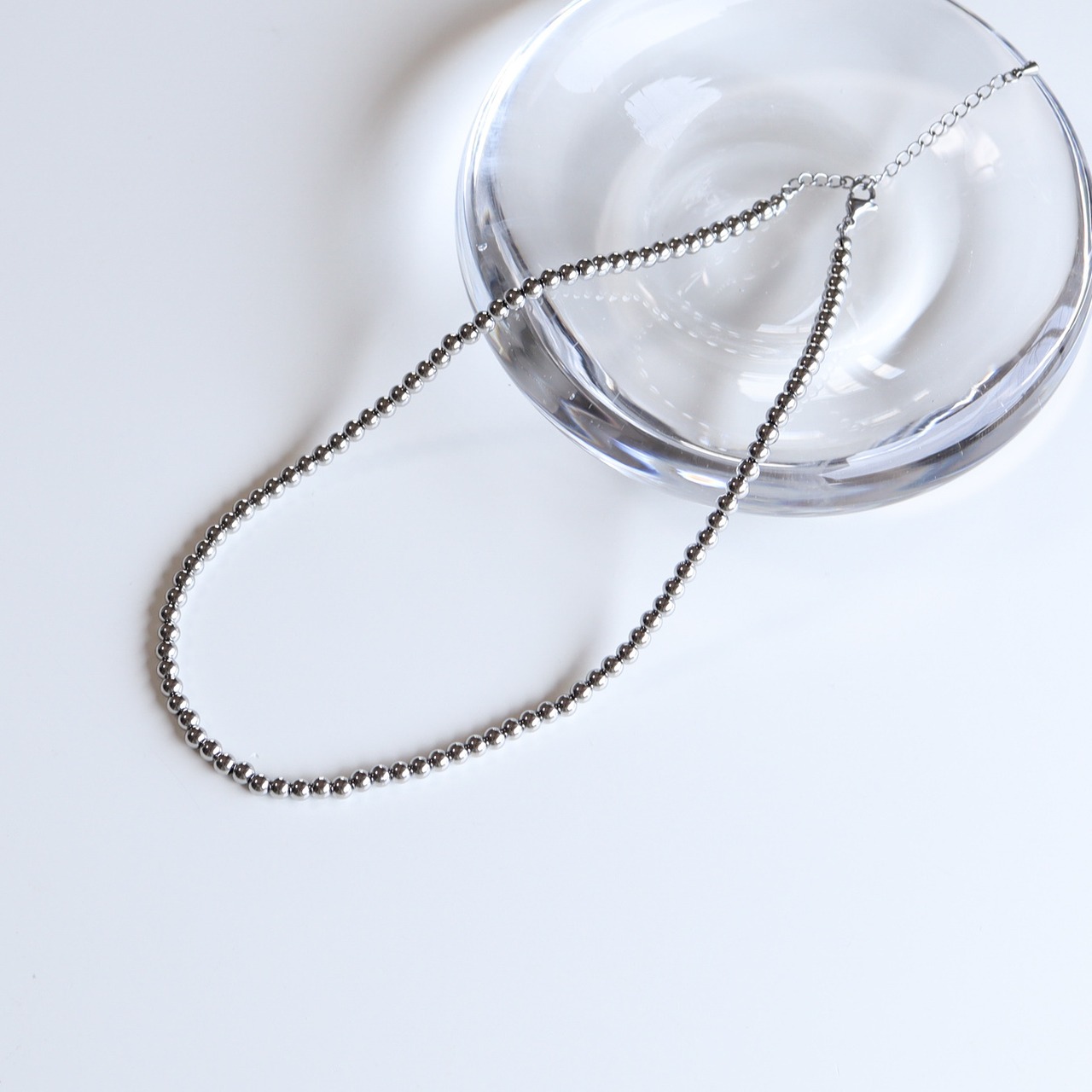 7/3(金)21時新作発売* stainless ボールチェーン ネックレス