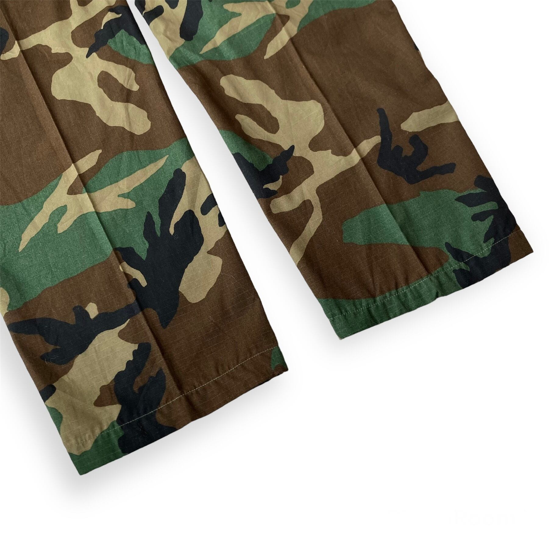 80s M81 WOODLAND CAMOUFLAGE HOT WEATHER TROUSERS | chillrobe