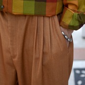 SEAN JOHN rayon blend 4tuck wide slacks