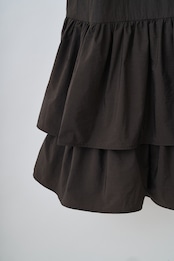 Nylon ruffled dress