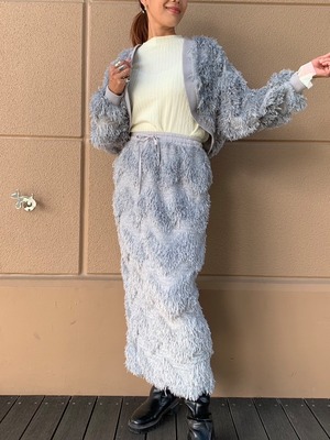 レルビエ lehlbie　フェザーカーディガン