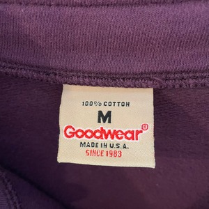 【GOODWEAR】USA製 スウェット ジャケット ボタン Mサイズ グッドウェア アメリカ古着