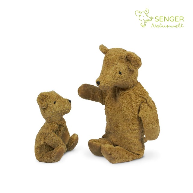 Cuddly Animal Bear Beige ( Small ) / Senger Naturwelt  [ くま ぬいぐるみ グース ゼンガーナチュウェルト 出産祝い ファーストトイ]