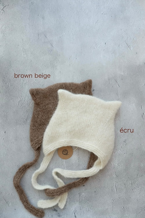 【pixie hat】(size18-24m) Kitty Hat 【pixie hat】(size18-24m) Kitty Hat