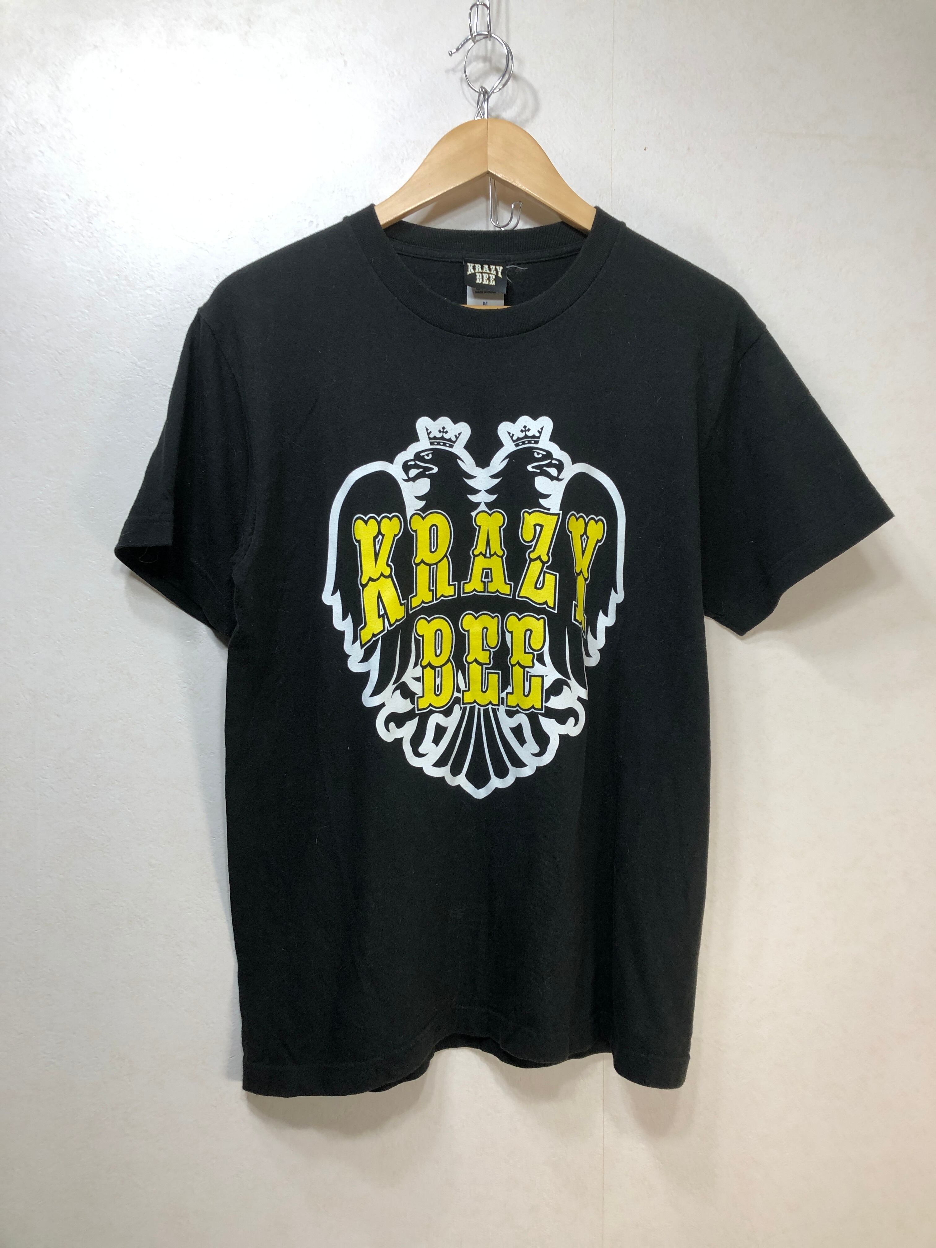 KRAZY BEE メッシュTシャツ 黒 KRAZY BEE OFFICIAL BRAND