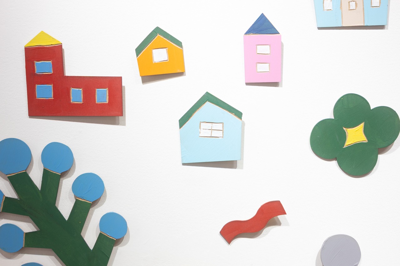 < あきやまりか > 木製パネル作品 - 27