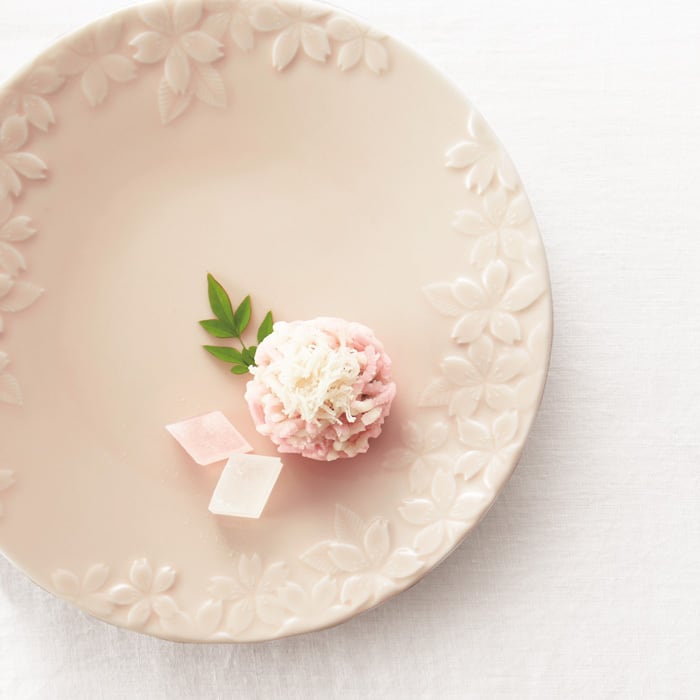 sakura（さくら）7寸丸皿 21cmプレート ピンク 可愛い食器 春のうつわ