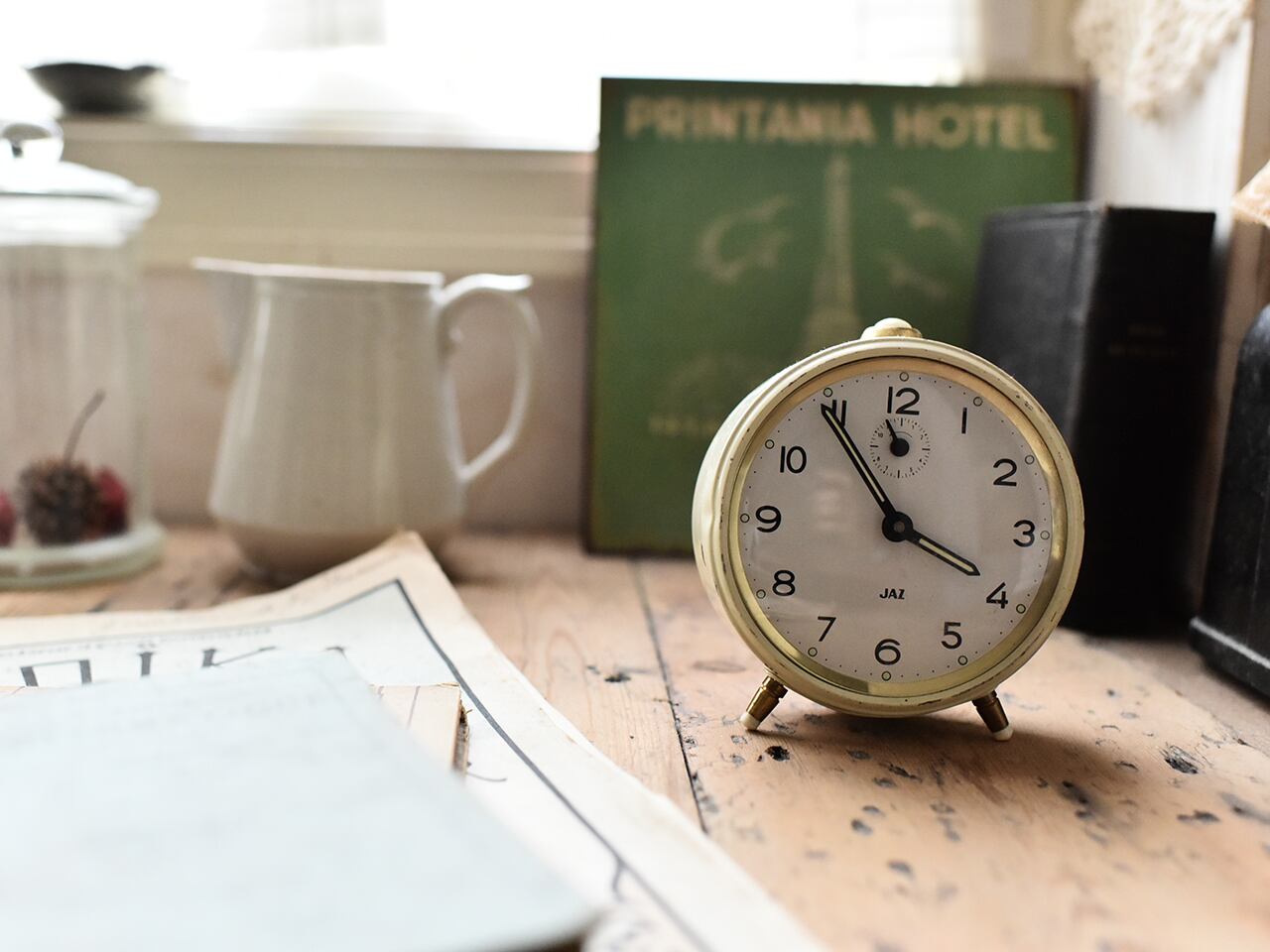 フランス ヴィンテージ jaz clock 置き時計 フランスアンティーク ヴィンテージ JAZ社(ジャズ)製 置き時計