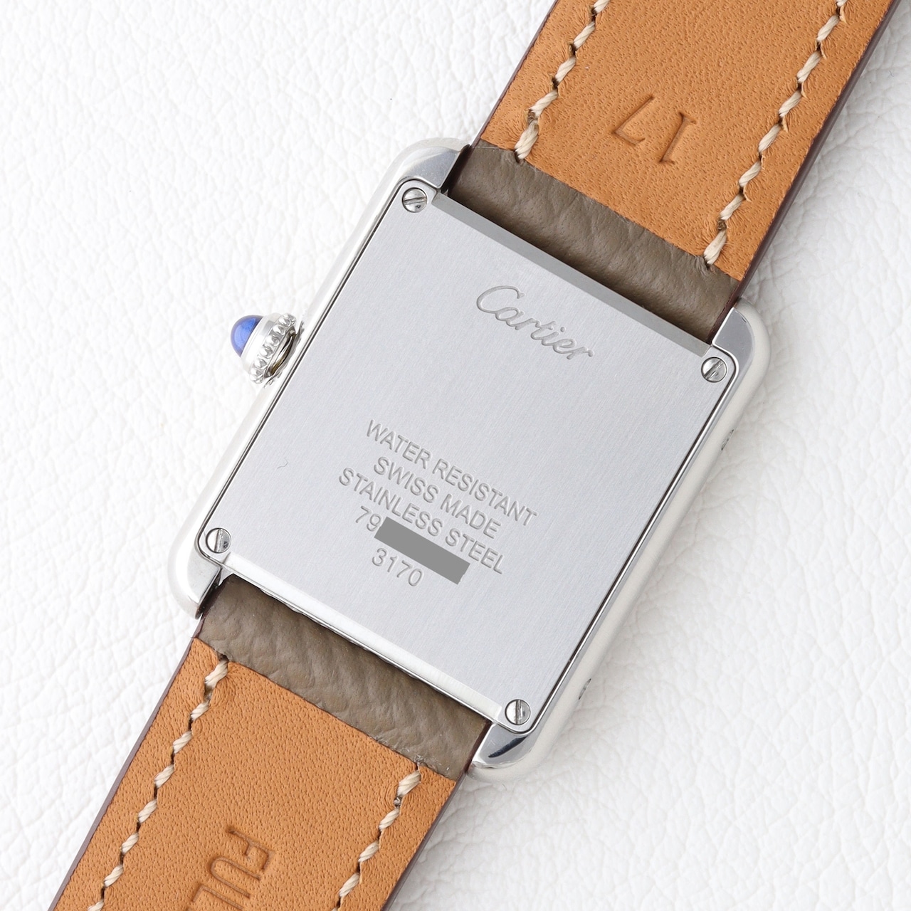 カルティエ タンクソロ SM ピンク文字盤