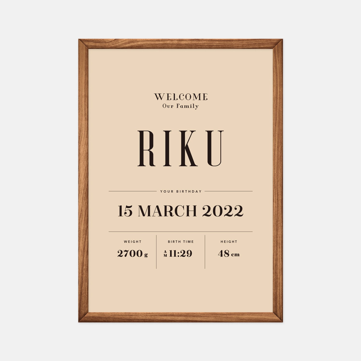 ひとみページ　命名ボード ひとみページ 命名ボード 命名書風 クリアベビーメモリアル