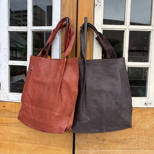 Mathar Goat Leather Bag 2Color　ゴートレザーバッグ　レザーバッグ　山羊革　革　かばん　Bag　Leather　Brown