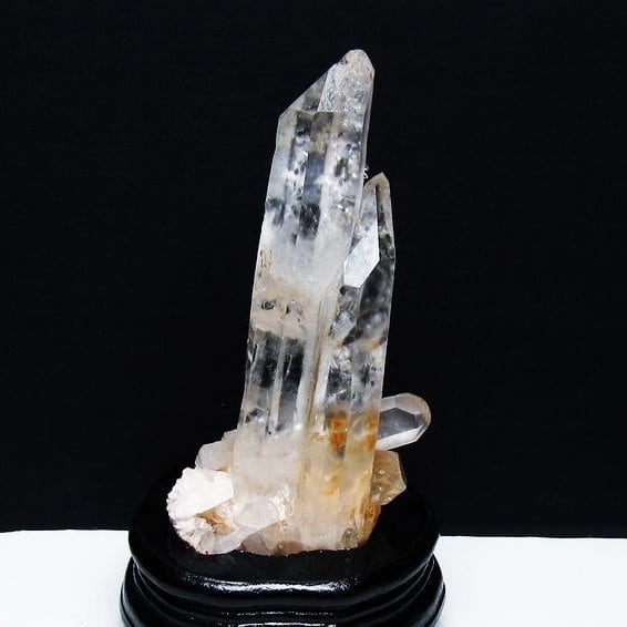 水晶 クラスター 水晶 原石 マダガスカル産 台座付属 一点物 182-6883