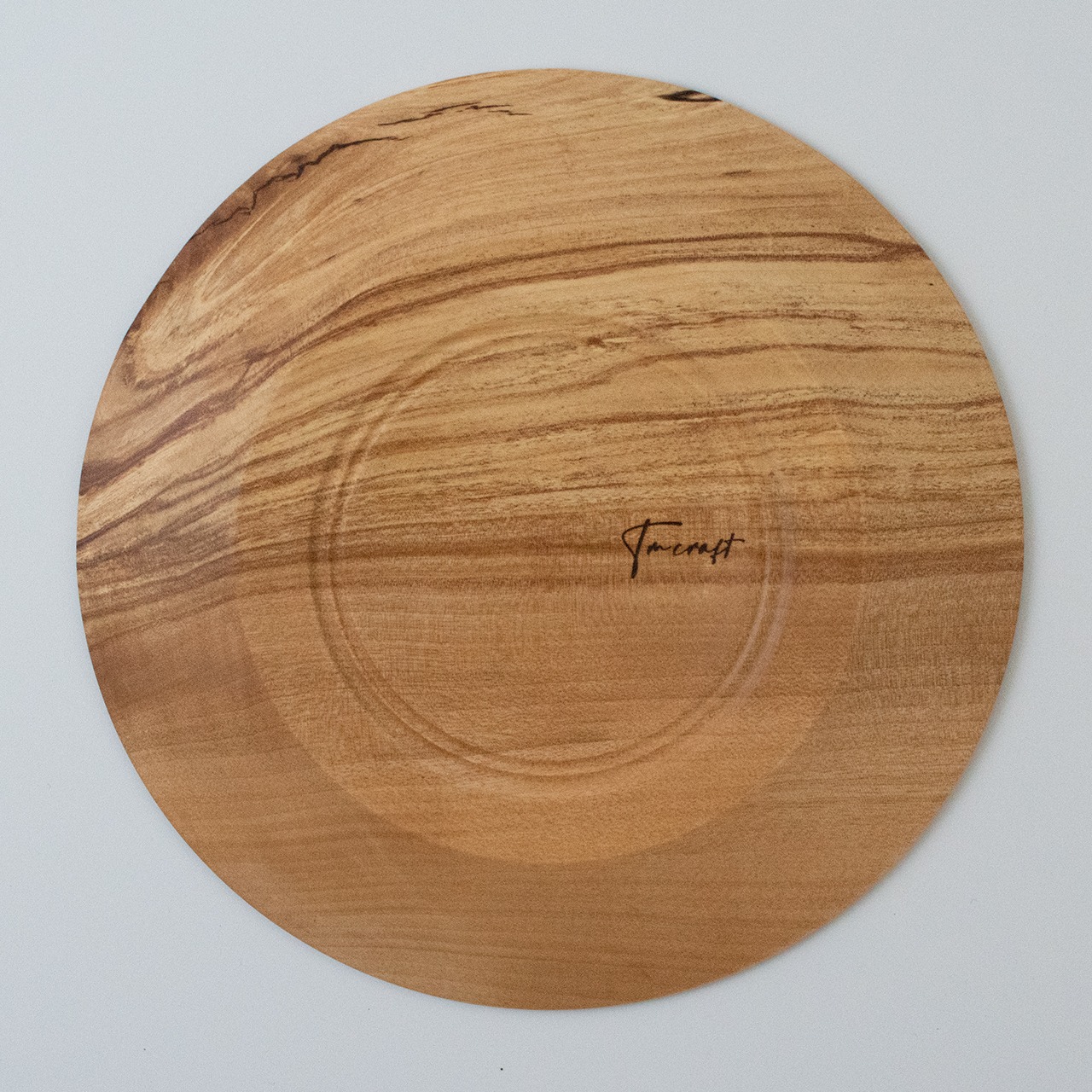 銘木のパン皿|淡く穏やかな木目|樺の木