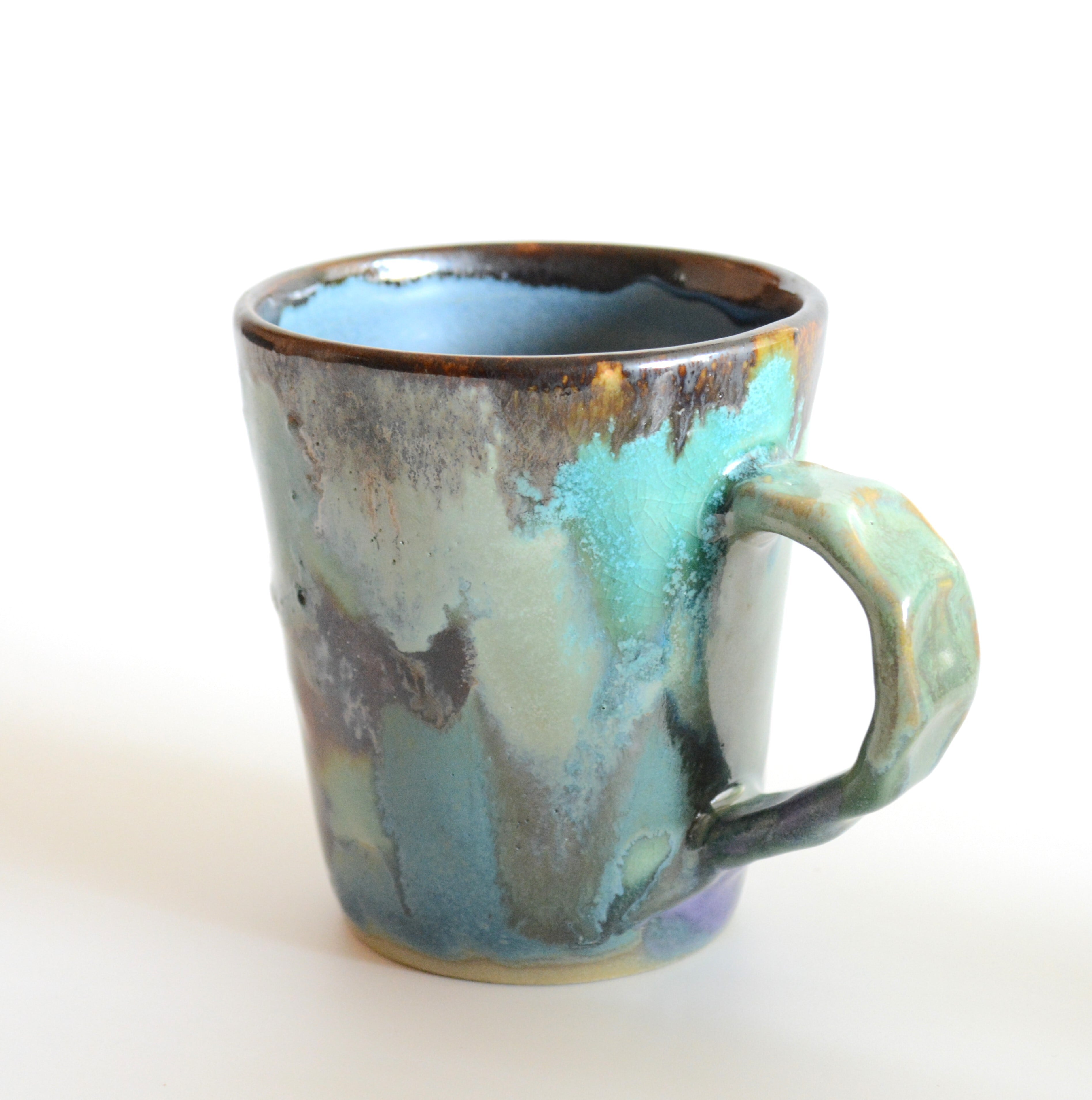 やちむん　Kubaya Pottery マグカップと皿セット　工房くばやー　沖縄 やちむん Kubaya Pottery マグカップと皿セット 工房くばやー