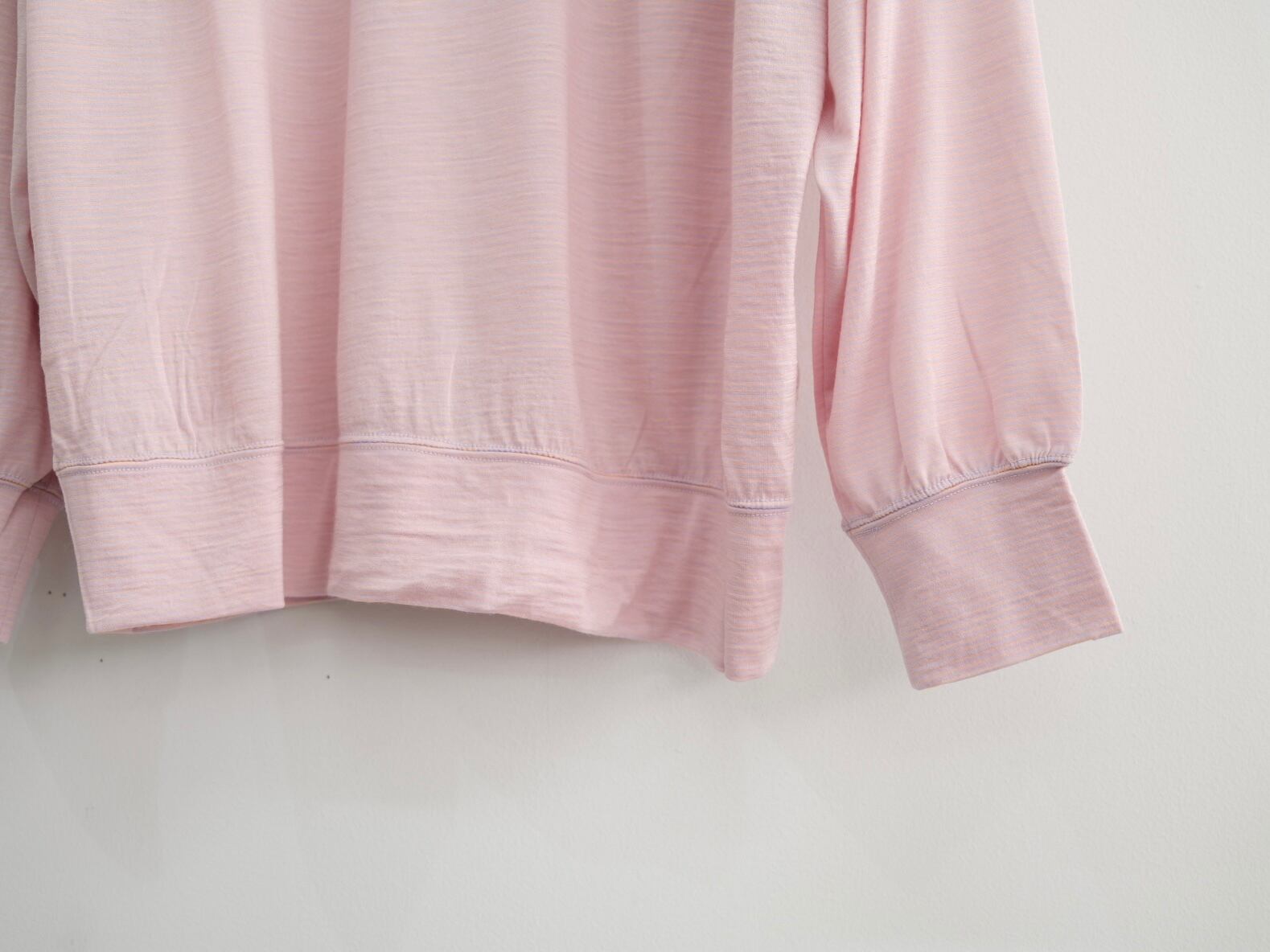 O-(オー/レイチョウルイラボ) “MERINO SWEATSHIRT LILAC ORANGE