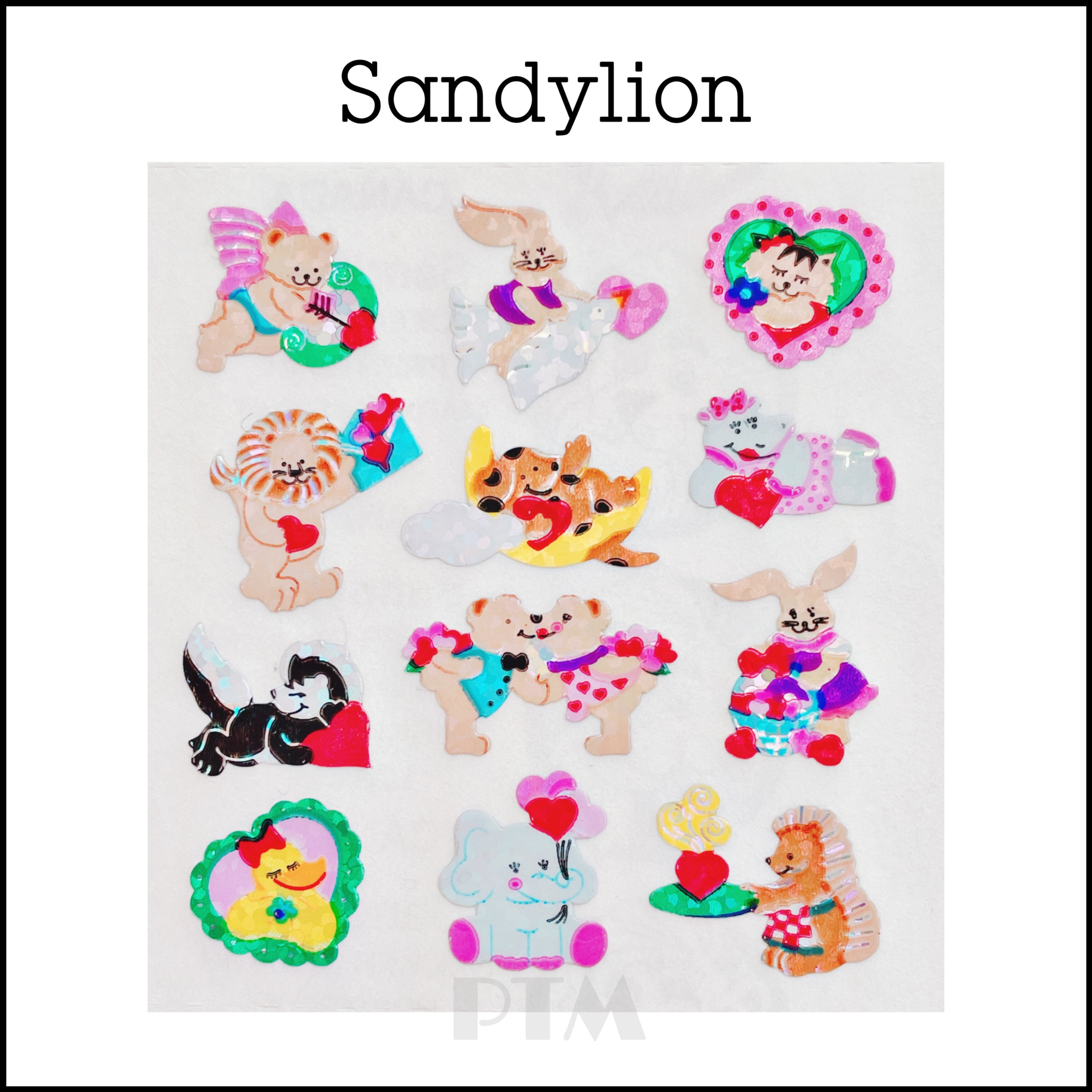 Sandylion バレンタイン動物達・Valentine mini animals サンディ ...