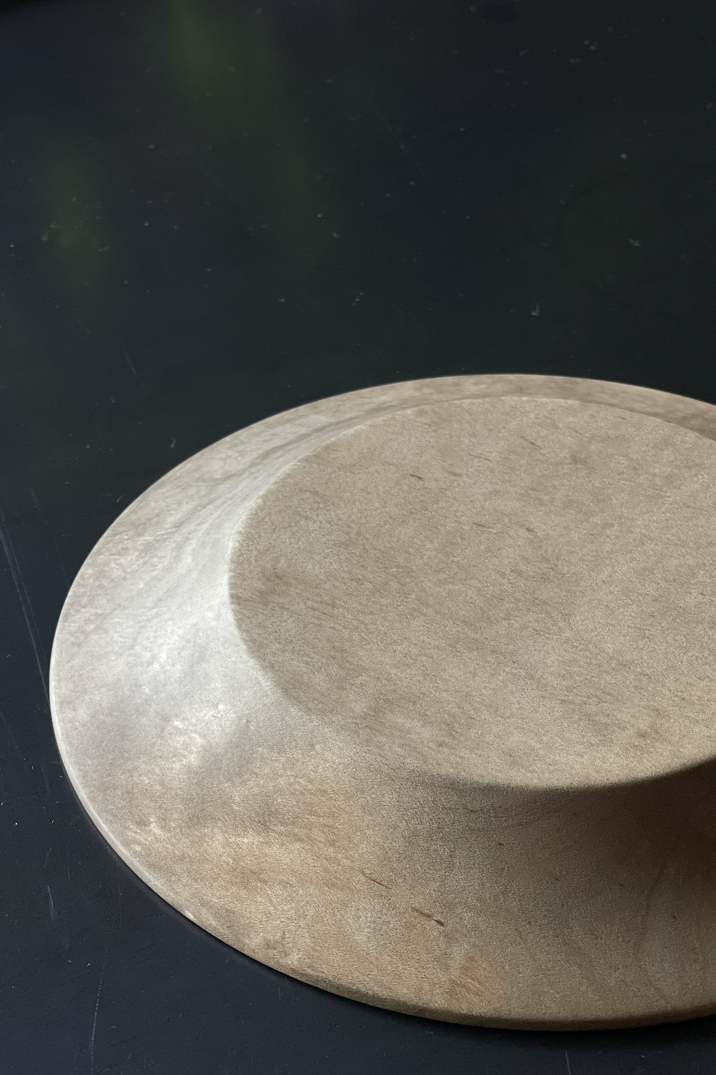 丸リム皿 180ミリ イタヤカエデ 内田悠作 | web-shop MITATE