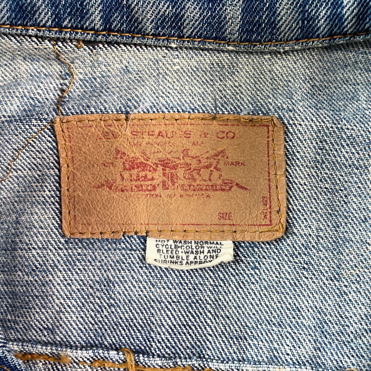 70~80年代 USA製 Levi's リーバイス カスタム HARLEY-DAVIDSON