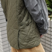 hunting quilting vest khaki