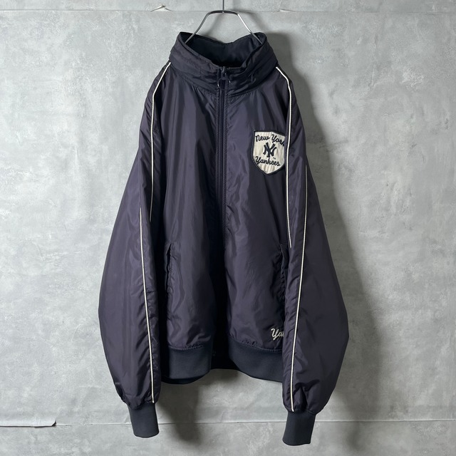 #6938 "MLB" NY.Yankees logo embroidered nylon jacket