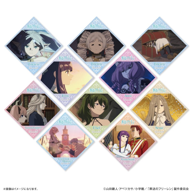 葬送のフリーレン キラキラタイル風ステッカー(場面写) ユーベル