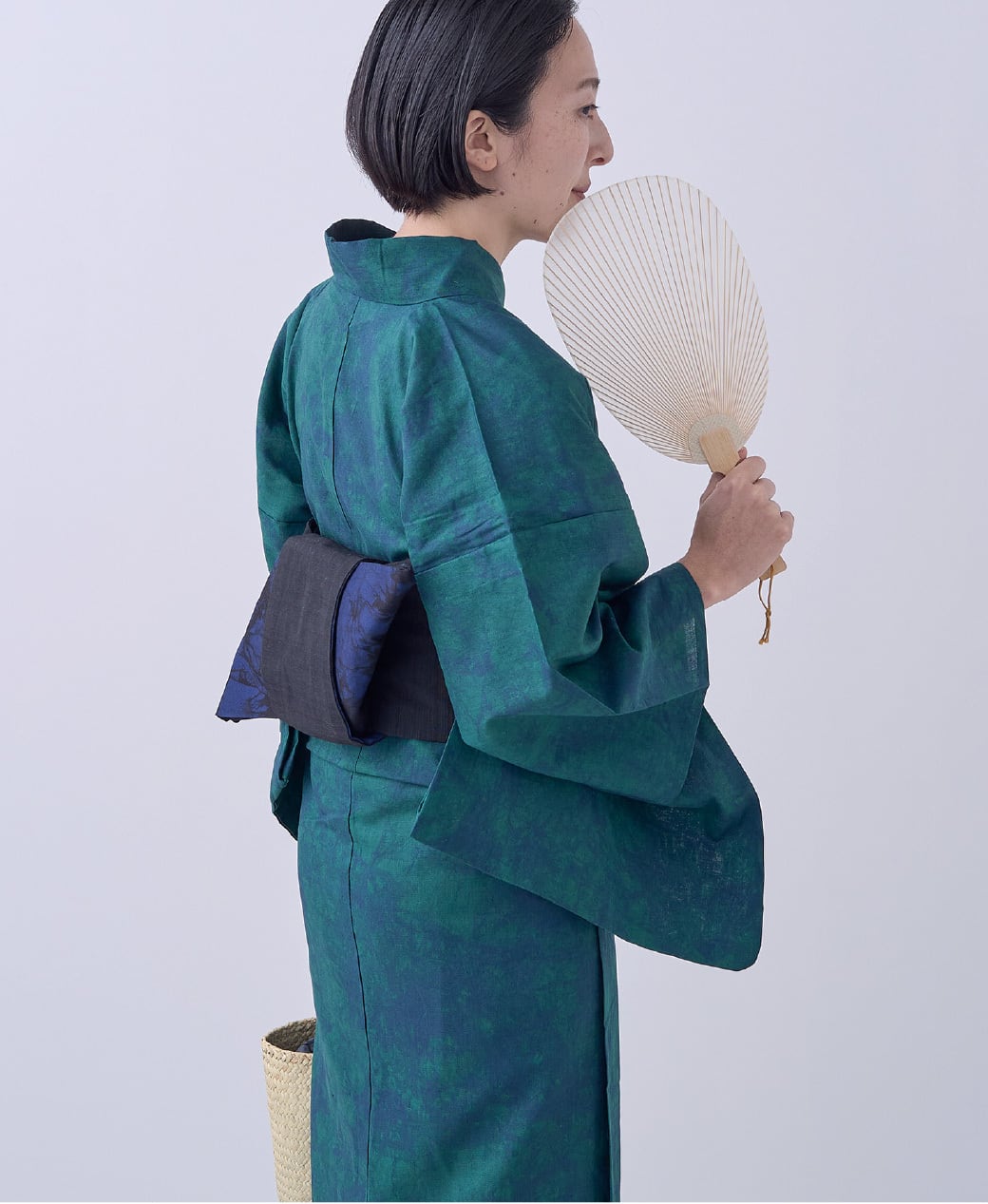 YUKATA 籠染 深緑 | KIRISEN 桐染