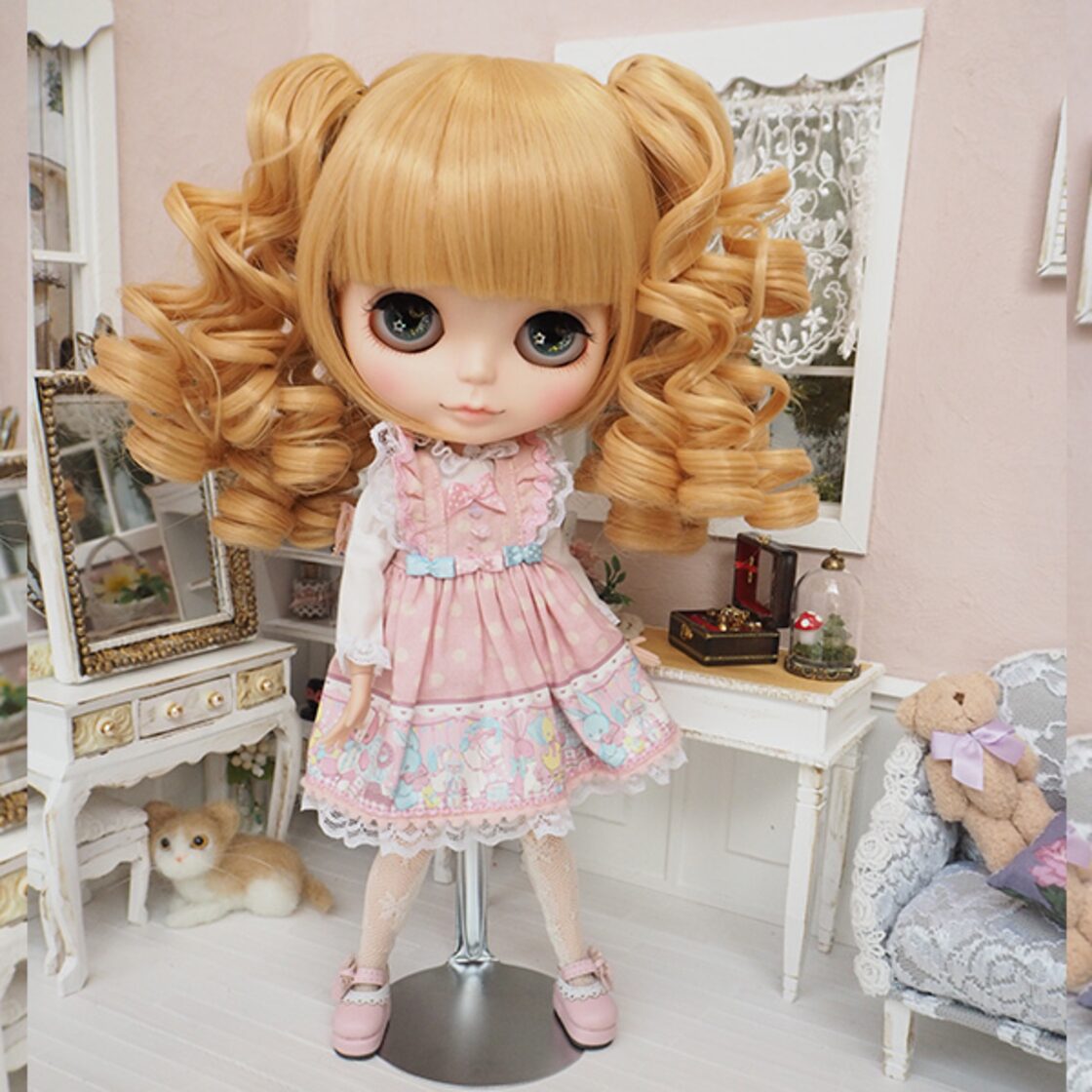 ネオブライス ウィッグ ドリィスパイラル ハニーカスタード10インチ 