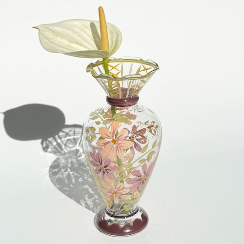 Flower paint vase Flower paint vase